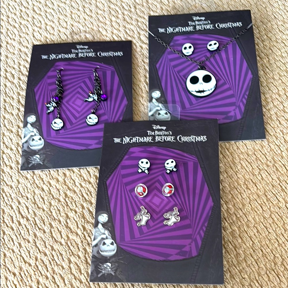 Brand new, never opened – Disney Nightmare Before Christmas - three pack